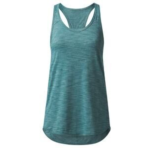 5 for $25| Lululemon Essential Heathered Deep Green Tank Top Size 6